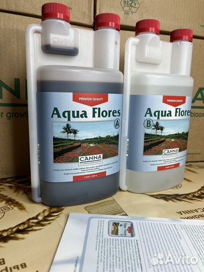 Удобрение canna Aqua Flores A+B 1 л