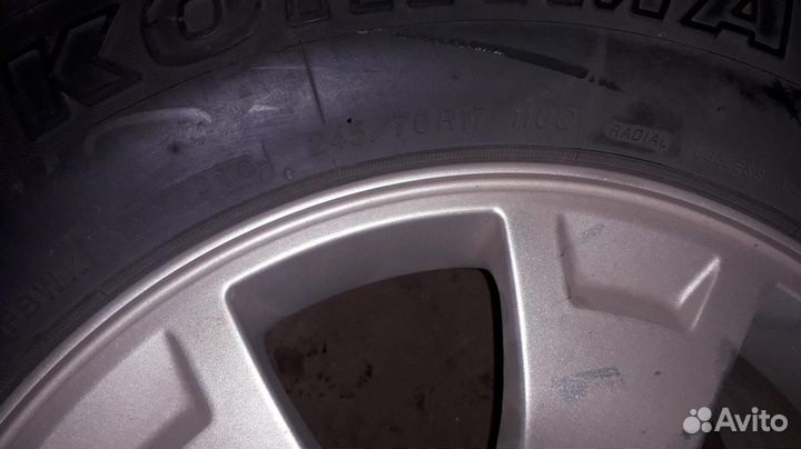 245/70 R17 Toyo Observe GSi-5 Зима Литые R17 pсd:6