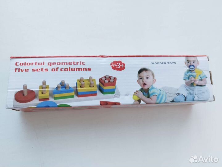 Развивающий деревянный сортер