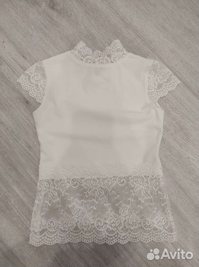 Блузка белая 122