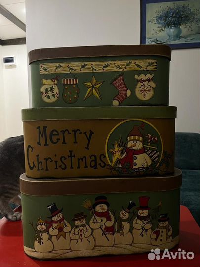 Коробки новогодние - набор