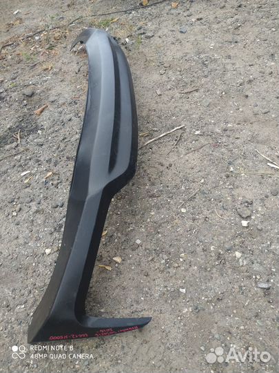 Накладка заднего бампера Hyundai Solaris 17г