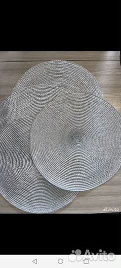 Салфетки на стол круглые 6шт