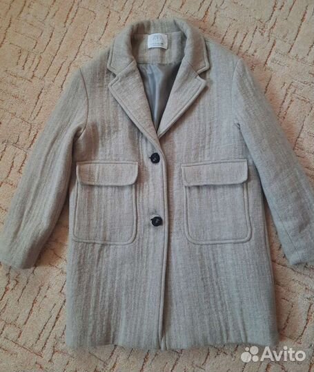Пальто для девочки zara