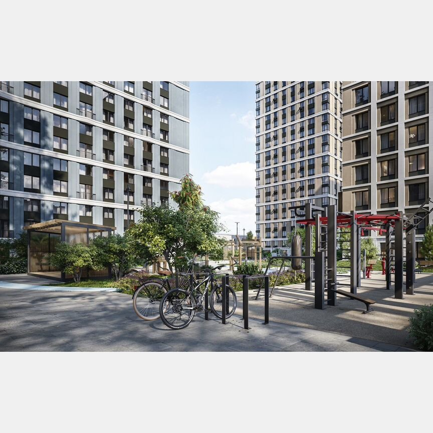 1-к. квартира, 52,3 м², 2/15 эт.