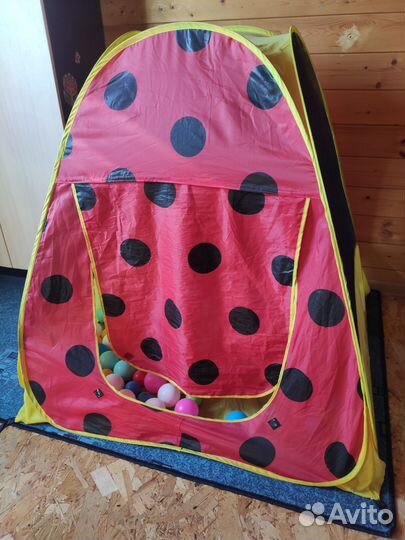 Детская игровая палатка с шариками