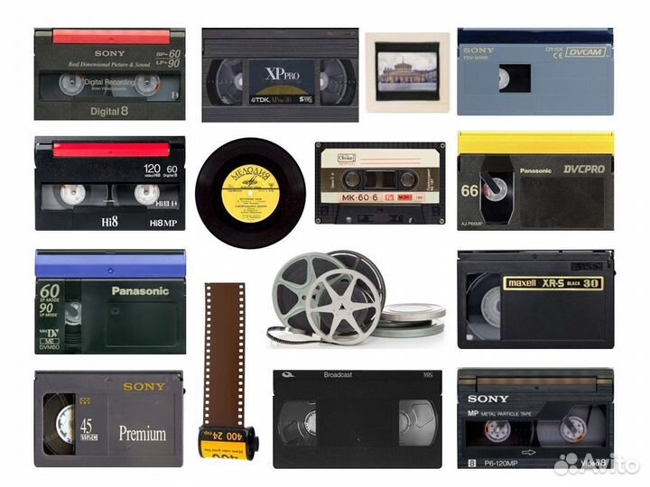 Оцифровка видео, аудио, винила, кинопленки, фото