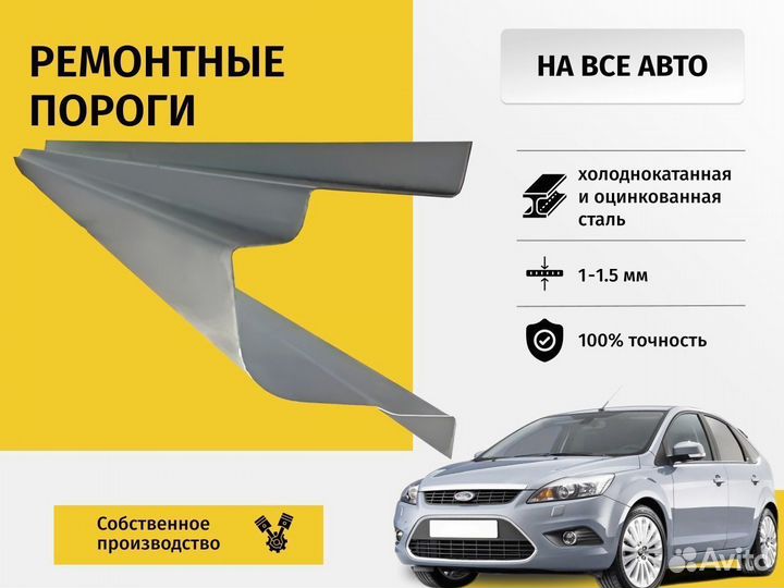 Ремонтные пороги Renault Logan