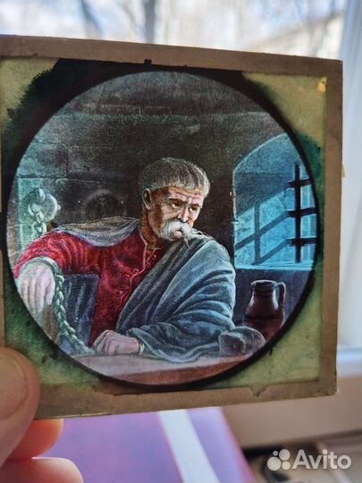 Слайды старинные стекло