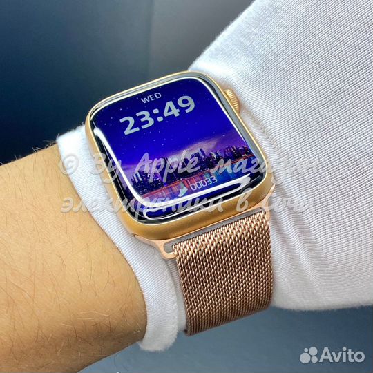 Apple Watch 9 45mm (ориг экран, gold milan)