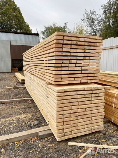 Доска обрезная 40х150х6000мм 1 сорт ГОСТ