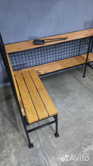 Мангал беседка с лавочкой