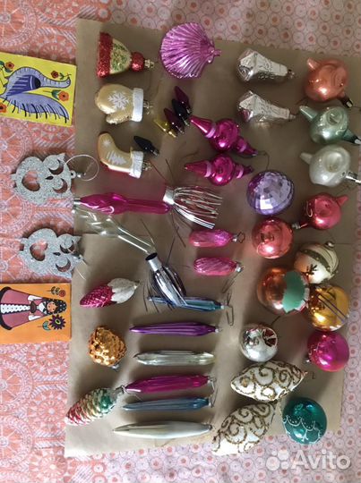 Игрушки СССР на елку, на Новый год