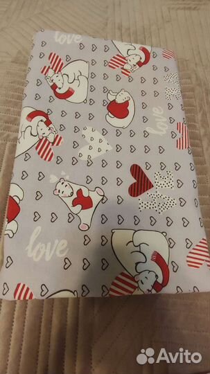 Простынь перкаль на резинке 180*80 бу