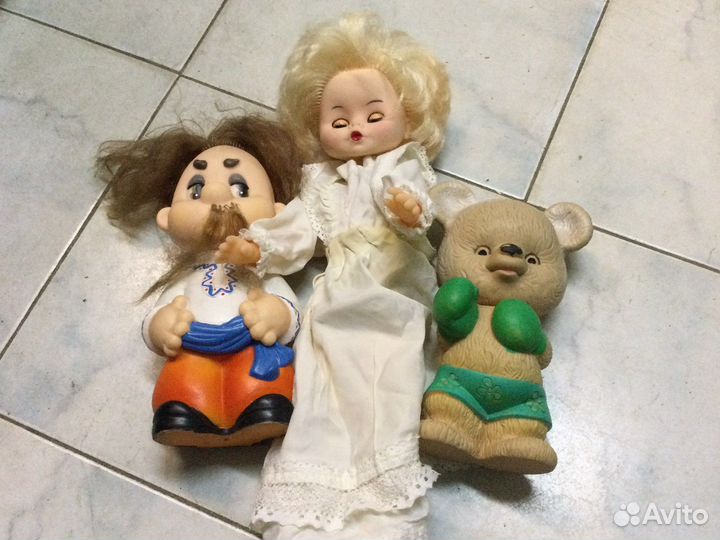 Резиновые игрушки СССР. Мужичка купили