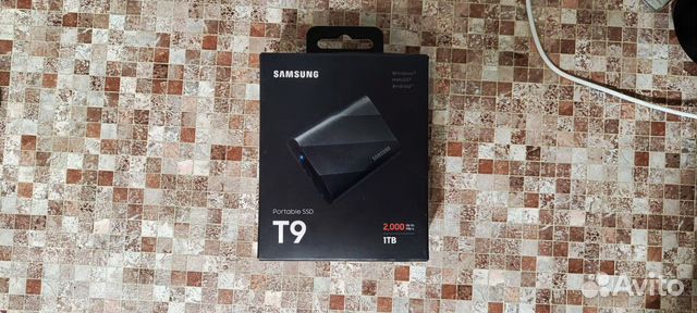 Samsung Portable SSD T9 1TB Новый объявление продам