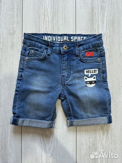 Шорты крокид джинсовые 110