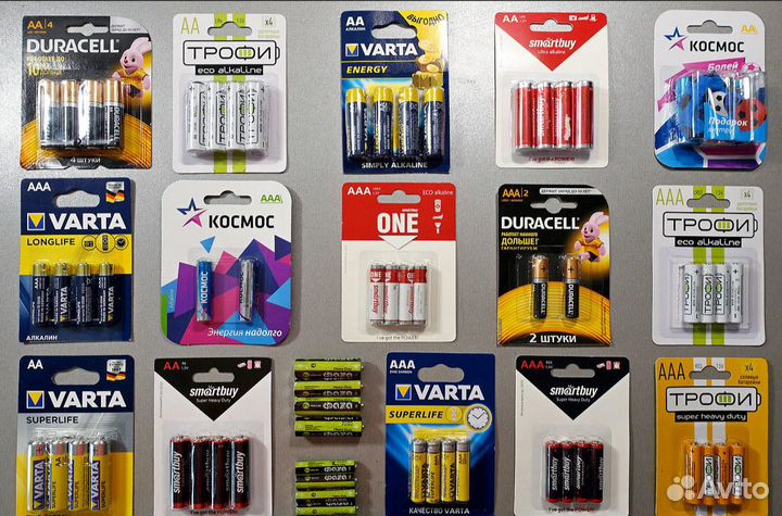 Батарейки дюрасел Duracell и Батарейки космос