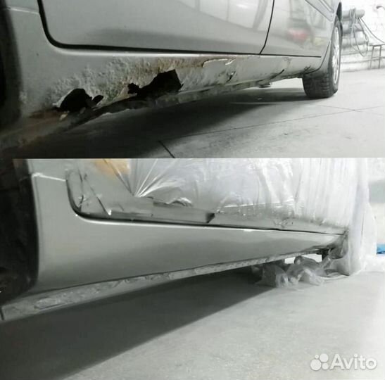 Пороги на Citroen C4 Кузовные