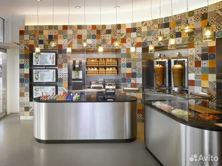 Оснащение,Проектирование точки фастфуд,Шаурмы