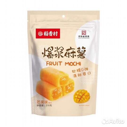 Моти со вкусом манго fruit mochi, 210г