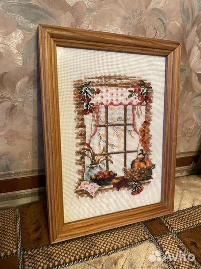 Картина вышитая крестом