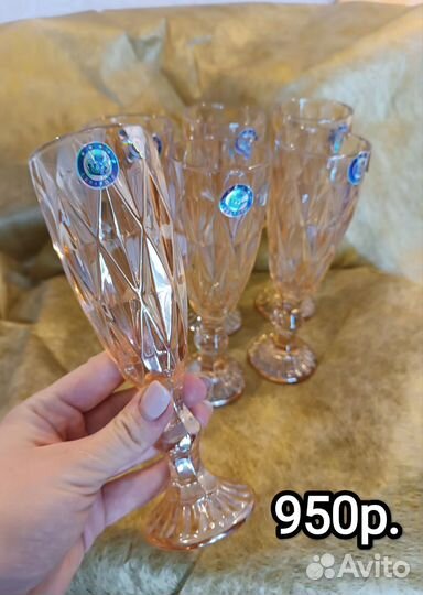 Бокалы для шампанского Lenardi