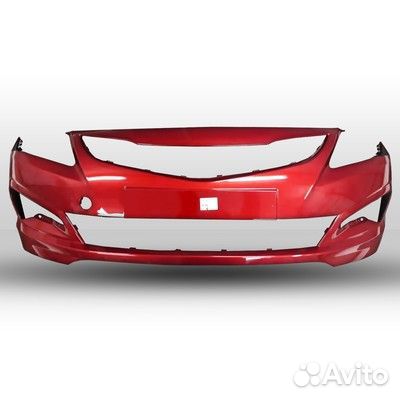 Бампер передний хендай солярис(14-17)