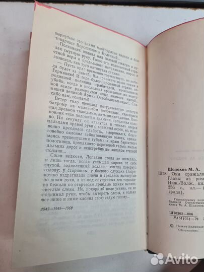 Они сражались за Родину (главы из романа) Шолохов
