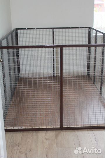Усиленный вольер для собак, 4 секции