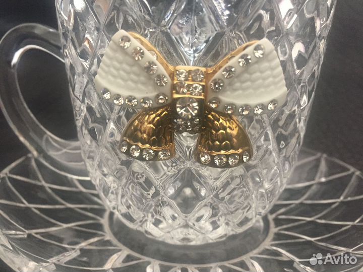 Чайный набор новый (2 чайные пары)