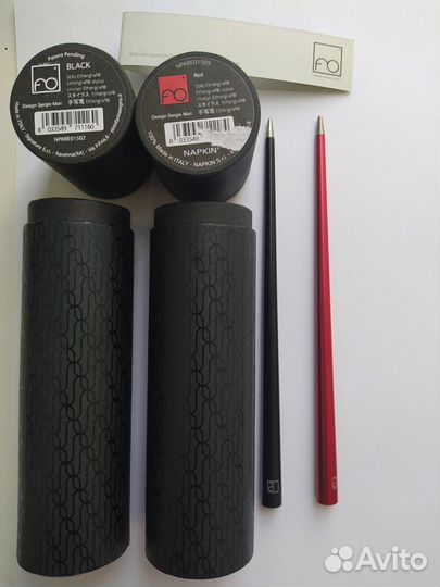 Вечный карандаш Napkin pininfarina red и black