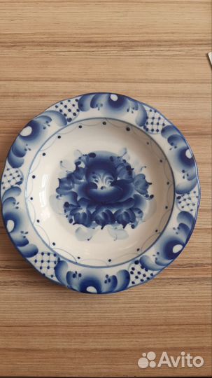 Тарелки Гжель