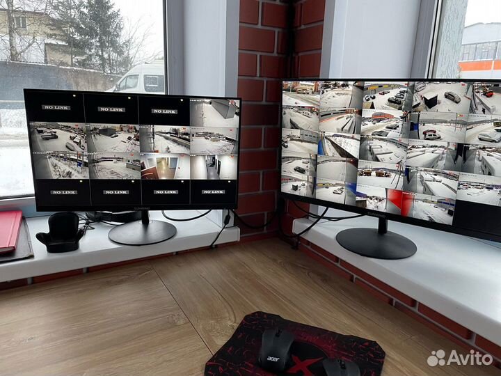 Установка видеонаблюдения