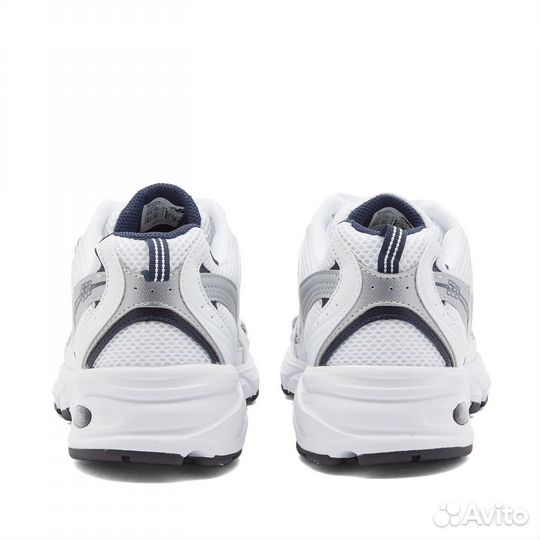 New balance MR 530 белые с синим женские