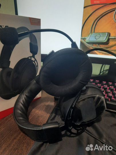 Игровые наушники hyperx cloud alpha s новые