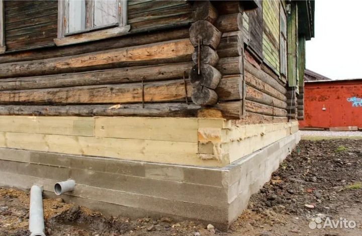 Замена венцов и полов