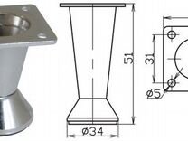 Ножки для мебели из нержавейки