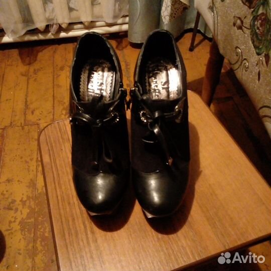 Ботильоны натуральная кожа демисезонные 36