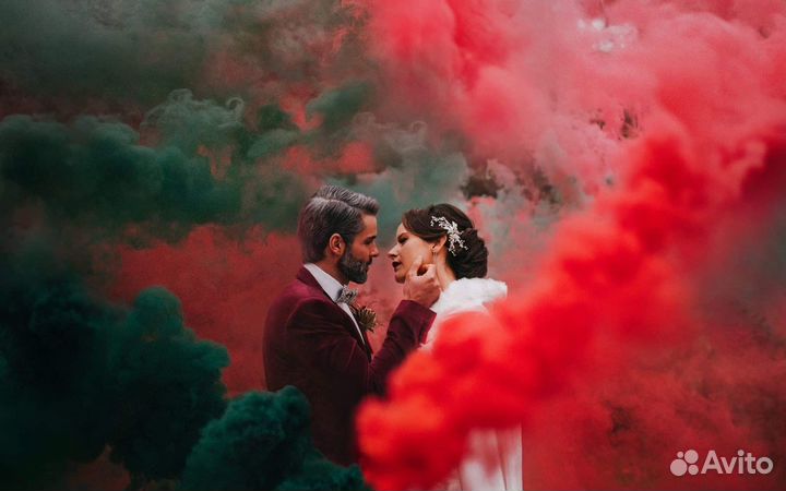 Цветной дым