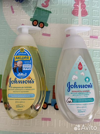 Шампунь и пенка Johnson's