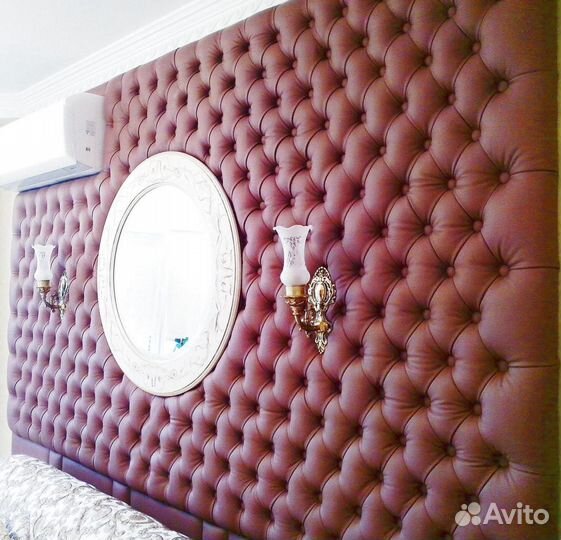 Мягкие стеновые панели Каретная стяжка