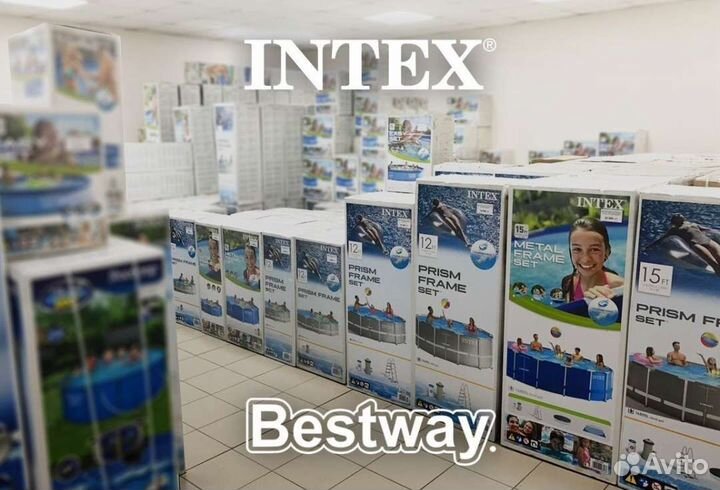 Каркасные бассейны для дачи intex, Bestway