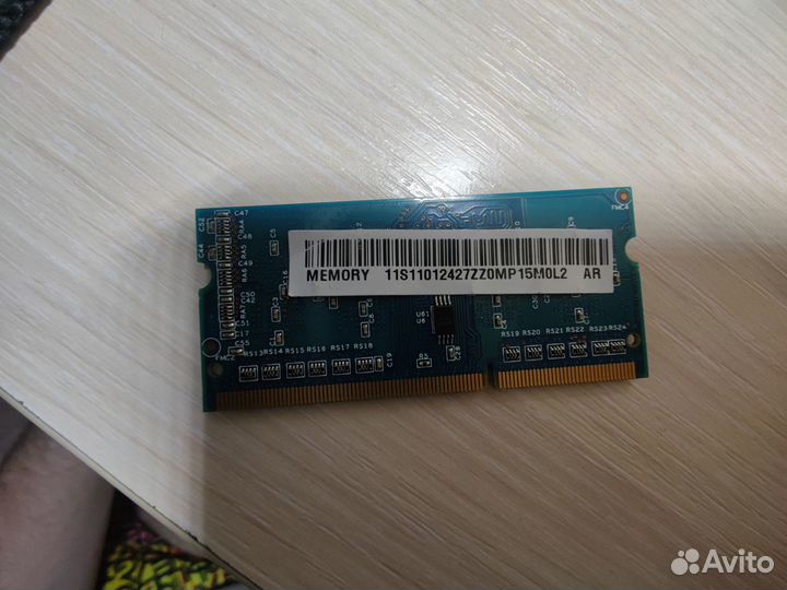Озу Ramaxel 1Gb DDR3-1333 PC3-10600 для ноутбука