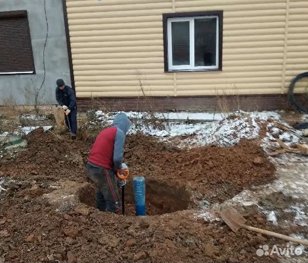 Кессон для скважины на воду монтаж оборудования