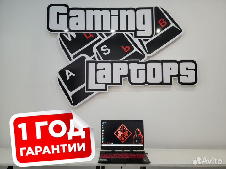 Игровой ноутбук HP Omen i5-gen8/GTX1050/16Gb
