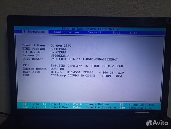 2 ноутбука Lenovo G580
