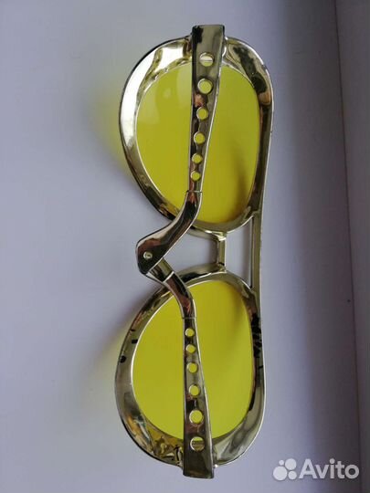 Прикольные желтые очки