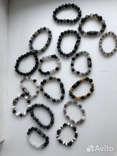 Бокслет из натуральных камней