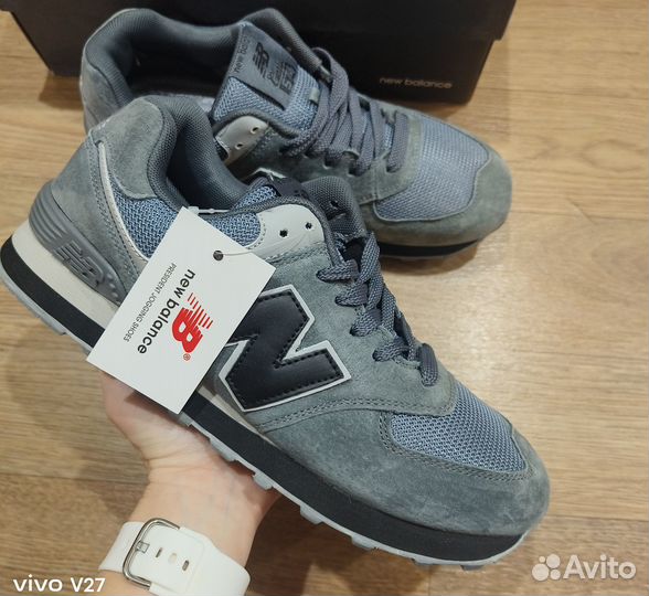 Кроссовки новые мужские New balance 574 grey
